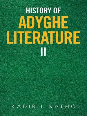 cover image of History of Adyghe Literature